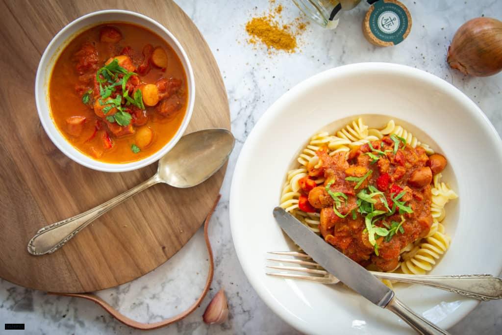 Wurstgulasch / Würstchen Gulasch - das schnelle &amp; einfache REZEPT